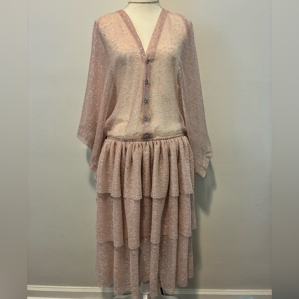 ✨RARE NWOT PIECE, UNAVAILABLE ONLINE✨
 Zelie for She Sparkling Pink Dress